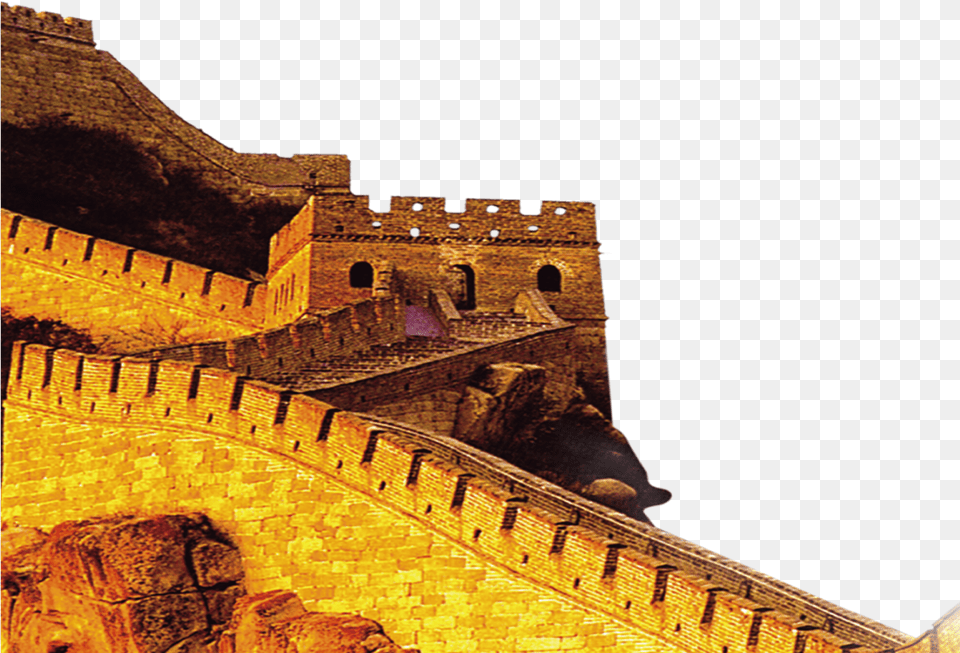 The Great Wall Of China Great Wall Of China, Architecture, Building, Castle, Fortress Free Transparent Png