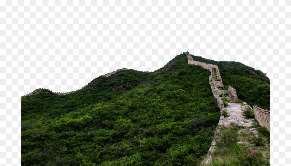 The Great Wall Of China Hill, Great Wall Of China, Landmark Png