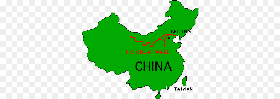 The Great Wall Of China Was Built For Defense For The Great Wall Of China Located On A Map, Rainforest, Plot, Plant, Outdoors Png