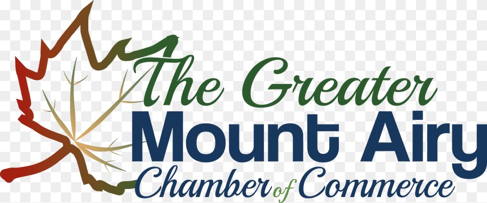 The Greater Mount Airy Chamber Of Commerce Calligraphy, Leaf, Plant, Antler Png