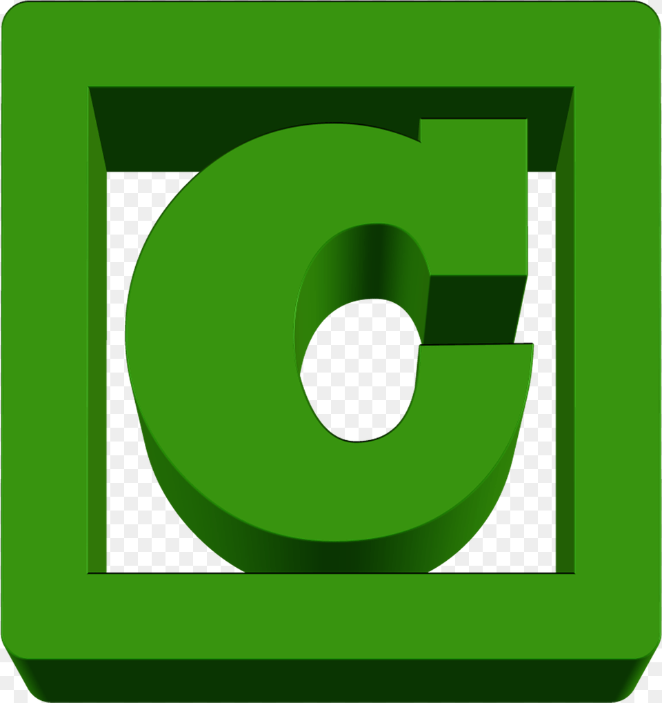 The Green Abc Letter C In The Green Frame Letter, Number, Symbol, Text, Disk Free Transparent Png