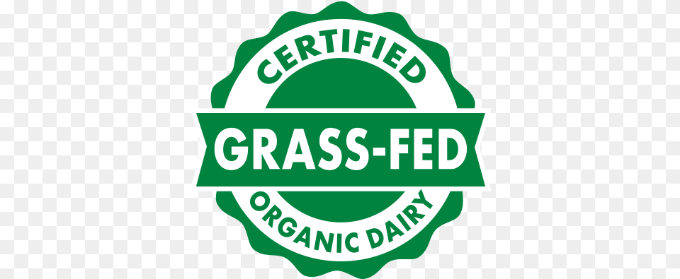 The Green And White Certified Grass Fed Organic Dairy, Logo, Architecture, Building, Factory Png Image