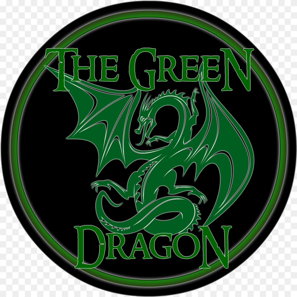The Green Dragon Podcast Listening Green Dragon Podcast, Logo, Disk Png Image