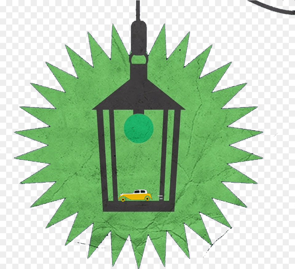 The Green Light Star Burst, Lamp, Lantern, Car, Transportation Png