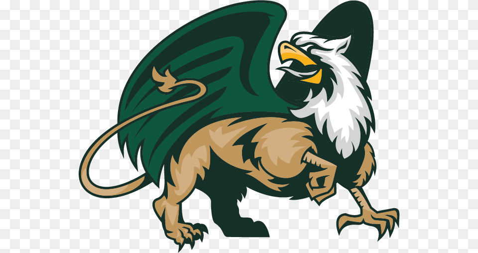 The Griffin Illustrations Expand Upon The Original William And Mary Griffin Logo, Animal, Beak, Bird, Eagle Png Image