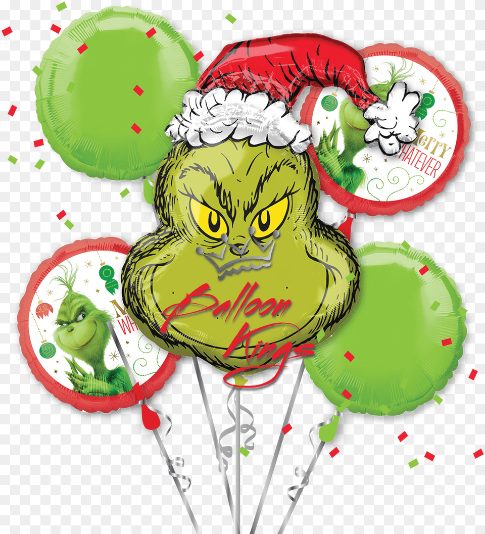 The Grinch Bouquet, Balloon, Book, Comics, Publication Png