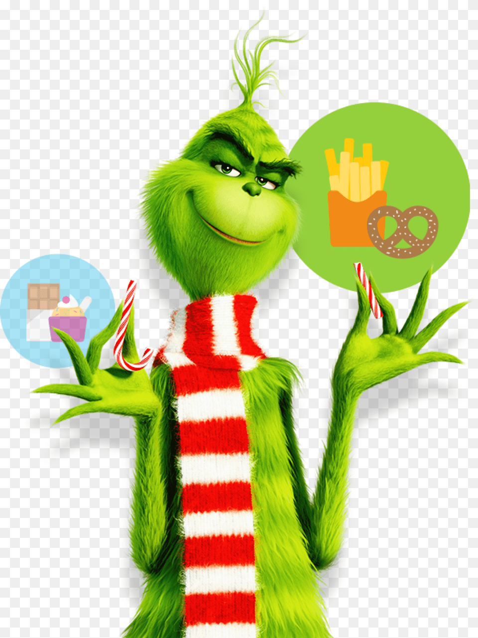 The Grinch Breaks A Sweet Candy Cane Grinch Breaking Candy Cane, Green, Elf, Art, Graphics Png