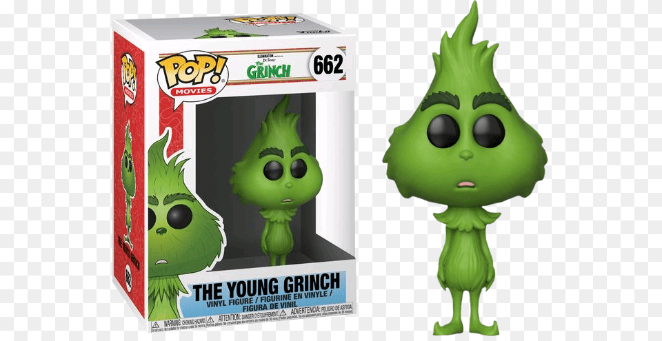 The Grinch Funko Pop The Grinch, Green, Alien, Plush, Toy Free Png Download