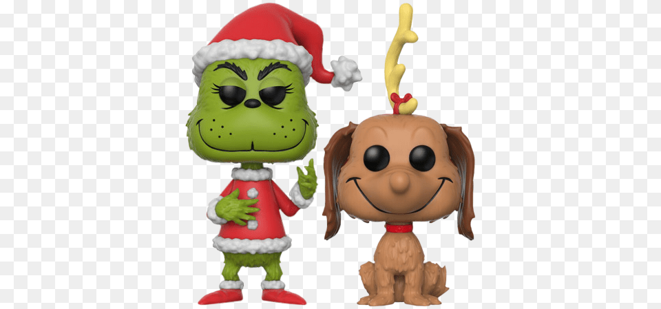 The Grinch How The Pop Stole Christmas Pop Vinyl Bundle Set Of 2 Funko Pop Grinch, Plush, Toy, Elf Png