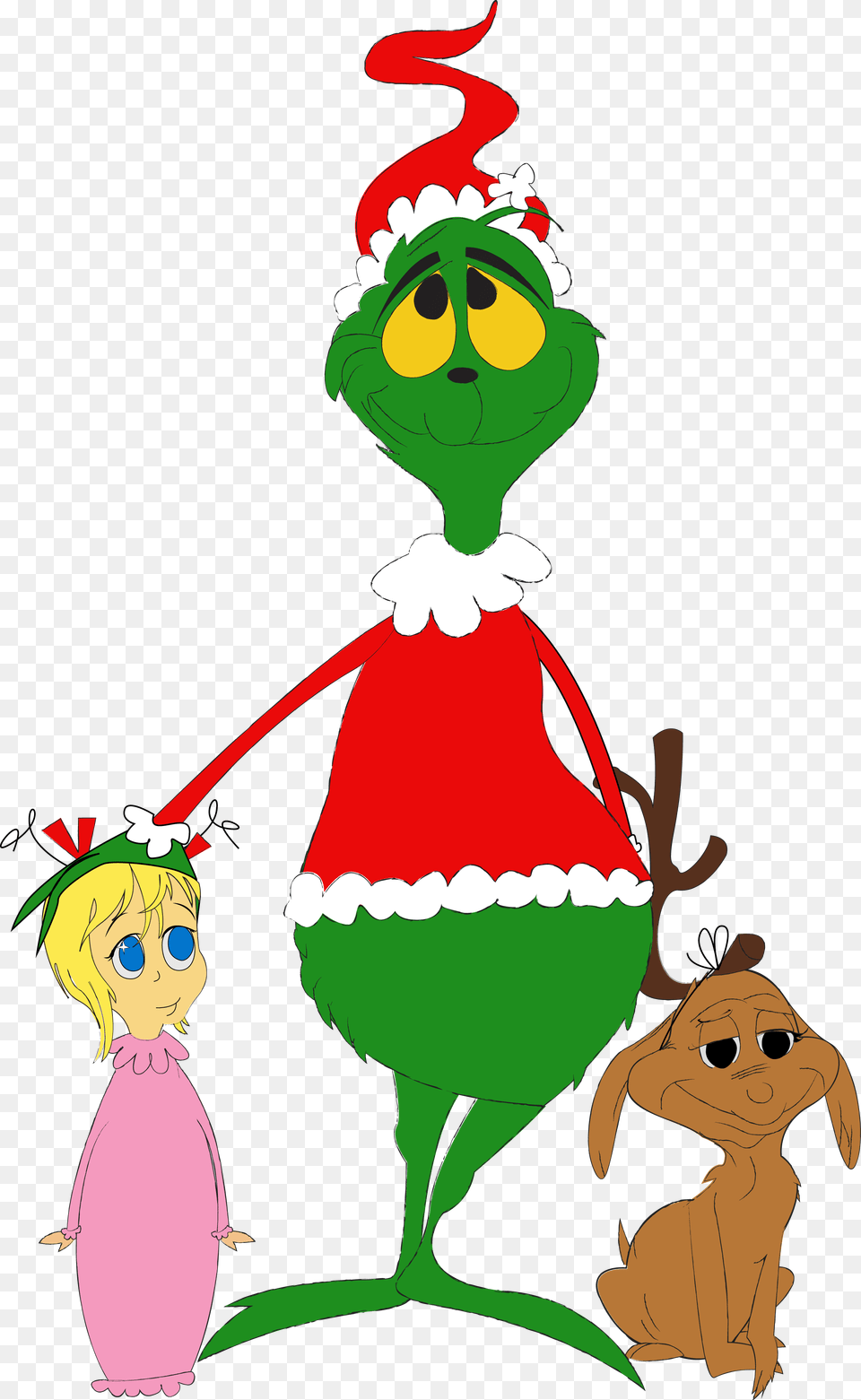 The Grinch Lt3 Copyright Cartoon, Baby, Person, Elf, Head Free Png Download