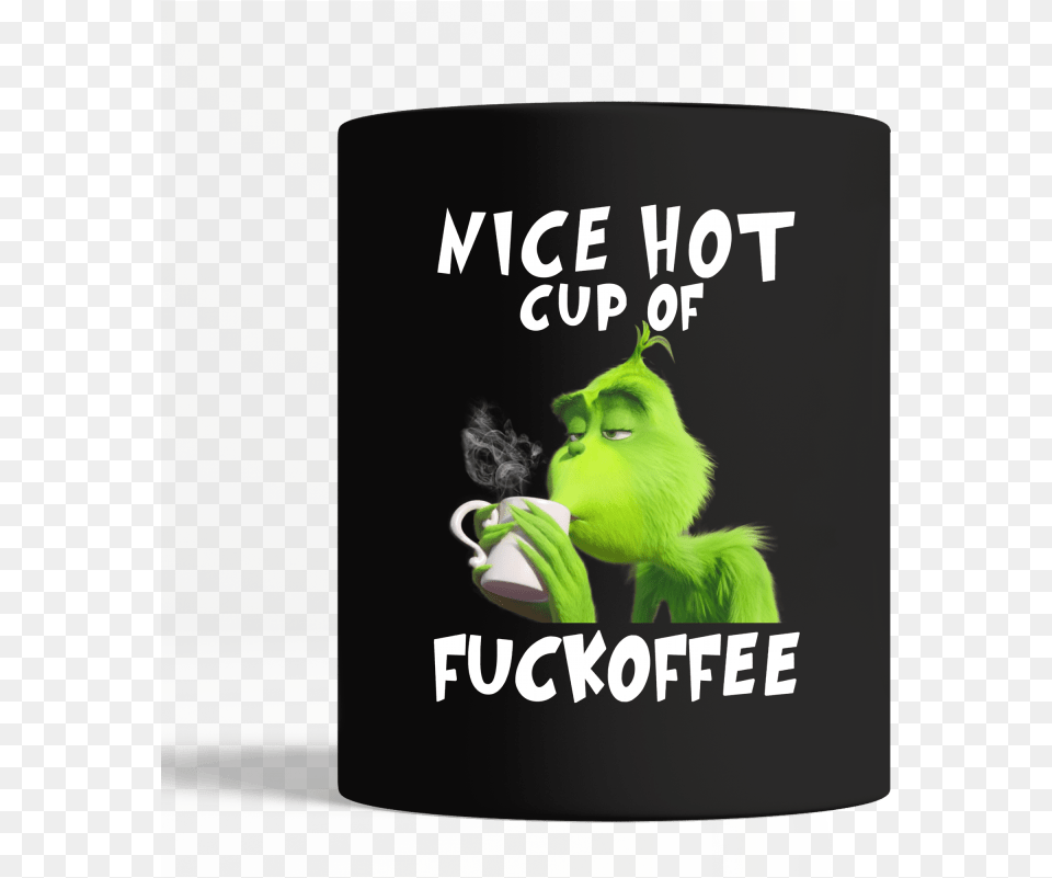 The Grinch Nice Hot Cup Of Fuckoffee Mug Black Mug, Ball, Sport, Tennis, Tennis Ball Png Image