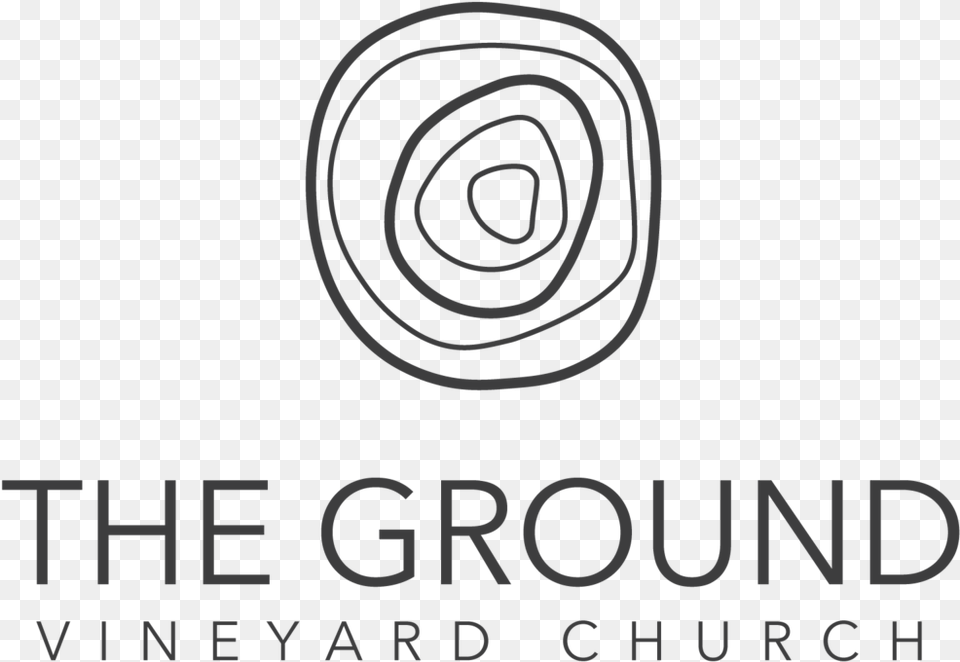 The Ground Logo Grey Line Art, Spiral, Text Free Png Download