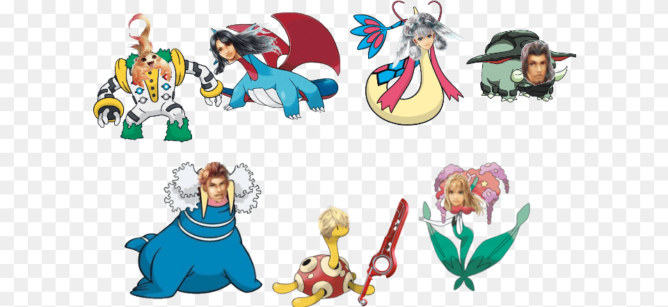 The Group Picture With The Rest Of The Party Pokemon Shuckle Shulk, Book, Publication, Comics, Baby Png Image