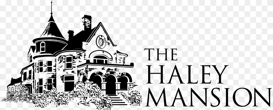 The Haley Mansion House Logo House Pdf Icon, Gray Free Png Download