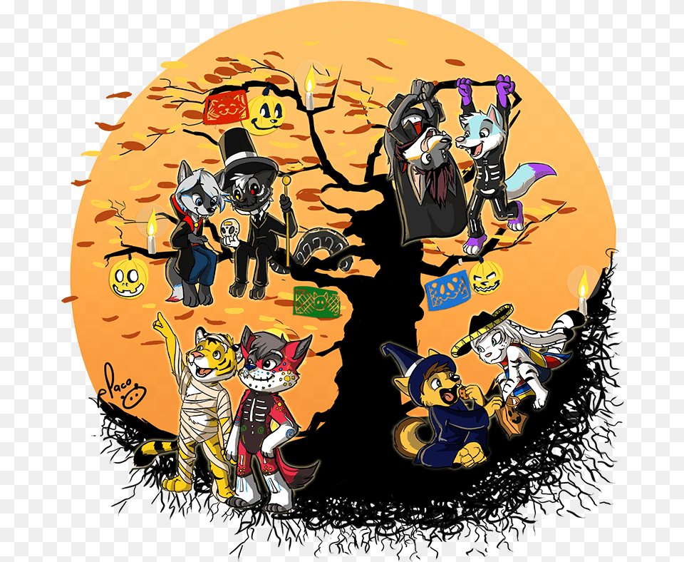 The Halloween Tree El Rbol De Las Brujas By Pacopanda The Halloween Tree, Book, Comics, Publication, Baby Png Image