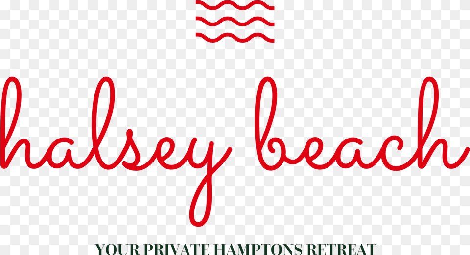 The Halsey Beach Residence Calligraphy, Text Png Image