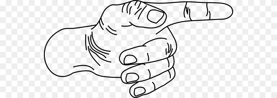 The Hand Gray Free Png