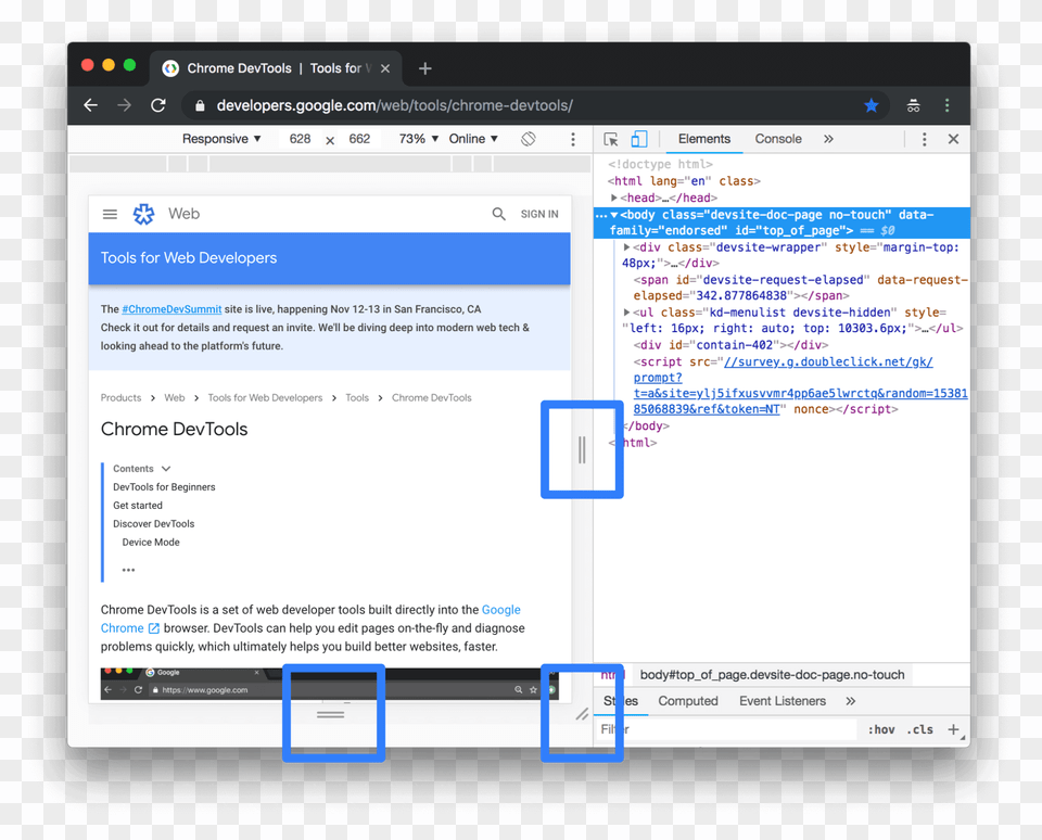 The Handles For Changing The Viewport39s Dimensions Viewport, File, Webpage, Page, Text Png