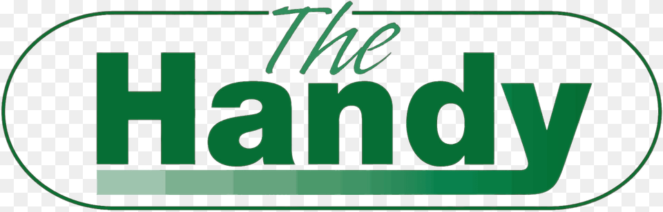 The Handy Logo, Green, Text Free Png Download