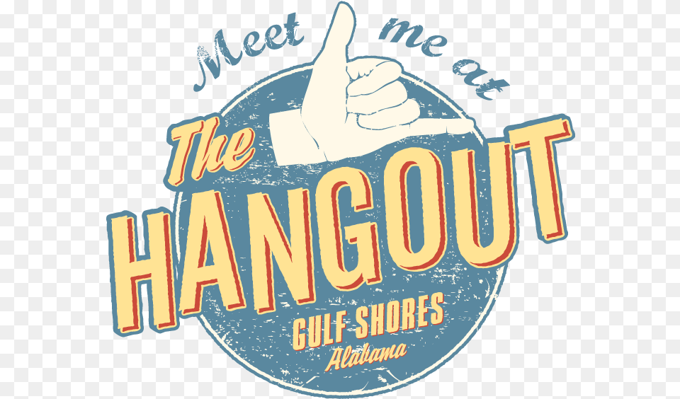 The Hangout Restaurant Hangout Gulf Shores Logo, Body Part, Finger, Hand, Person Free Png Download