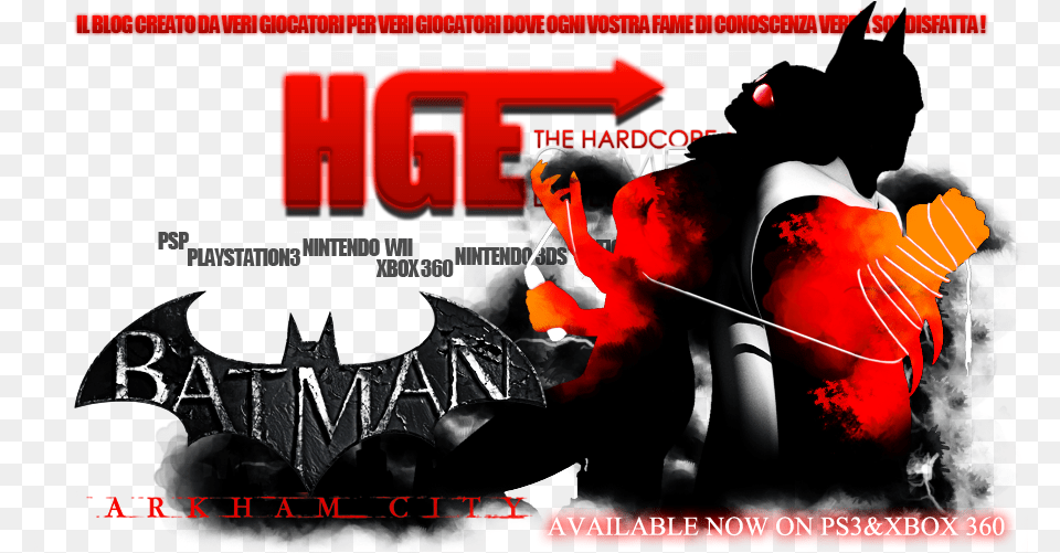 The Hardcore Gamer Experience Una Delle Migliori Serie Batman Arkham City, Advertisement, Poster, Logo, Person Png