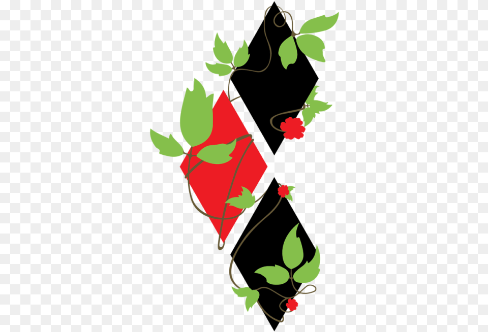 The Harlivy Symbol Design I Made For This Comic Comics, Leaf, Plant, Flower, Rose Free Png