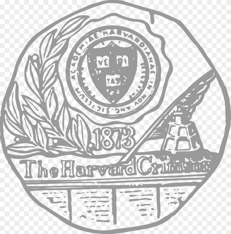 The Harvard Crimson Harvard Crimson Newspaper Logo, Badge, Symbol, Emblem Free Png