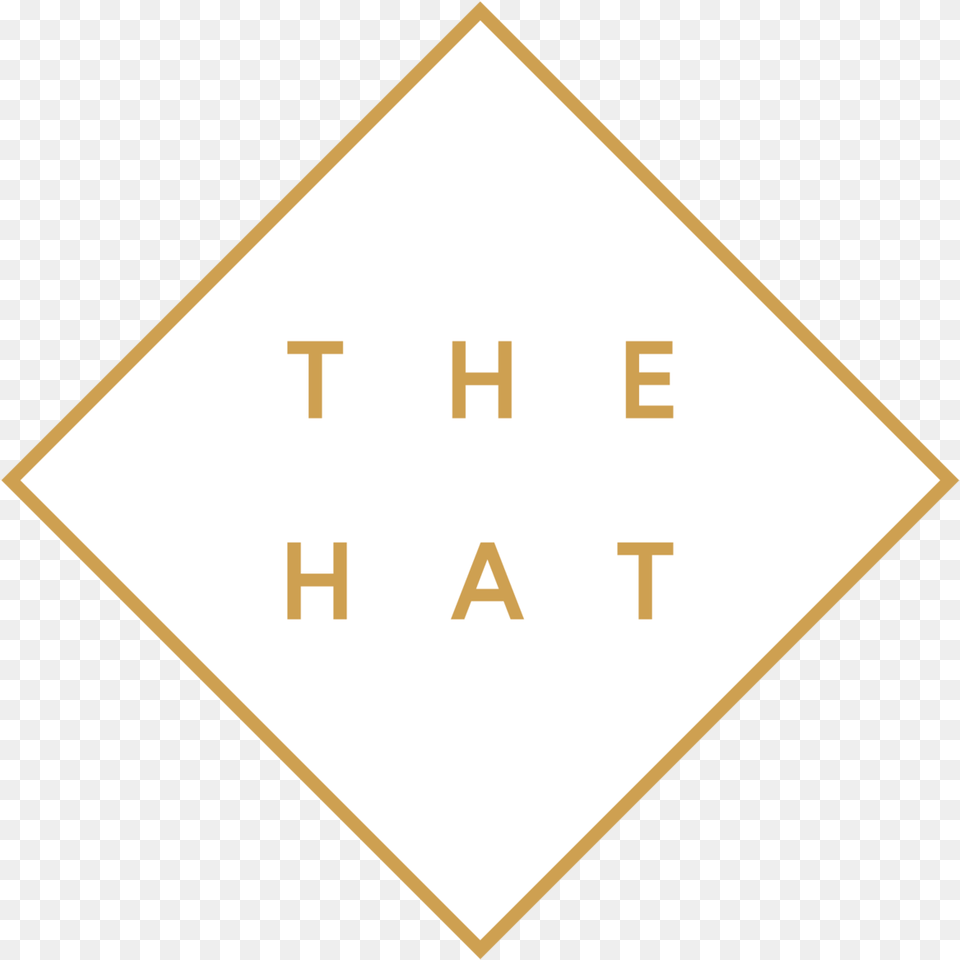 The Hat Shop Triangle, Sign, Symbol, Blackboard, Road Sign Free Png Download