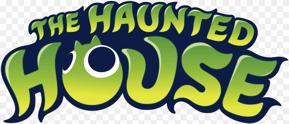 The Haunted House Haunted House Font, Green, Text, Logo, Art Free Png Download