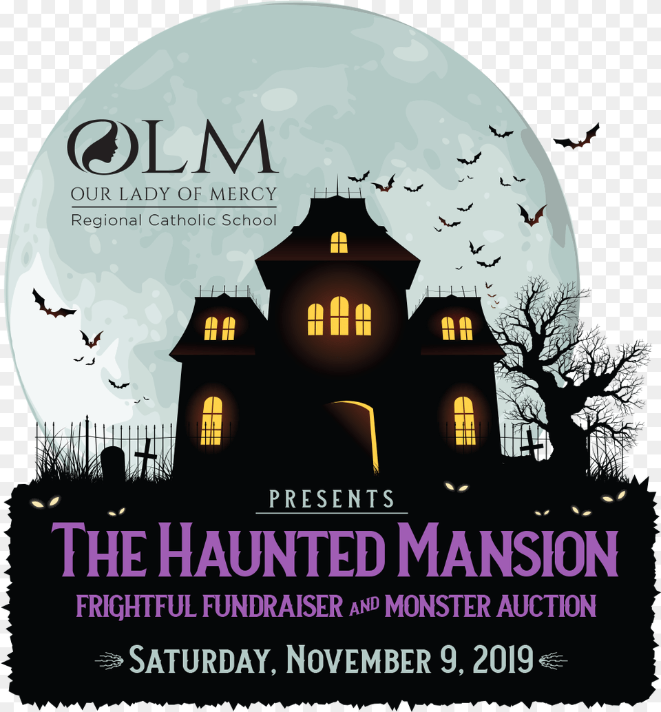 The Haunted Mansion Monster Auction Poster, Advertisement, Disk, Dvd Png Image