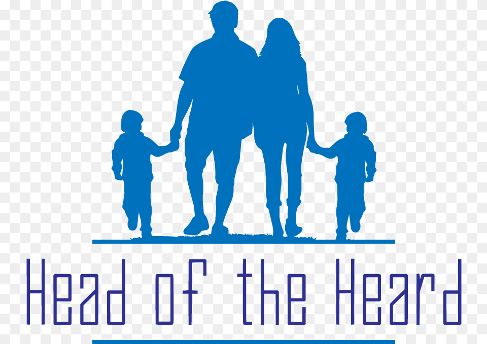 The Head Of The Heard Family Silhouettes, Baby, Person, Adult, Man Free Png