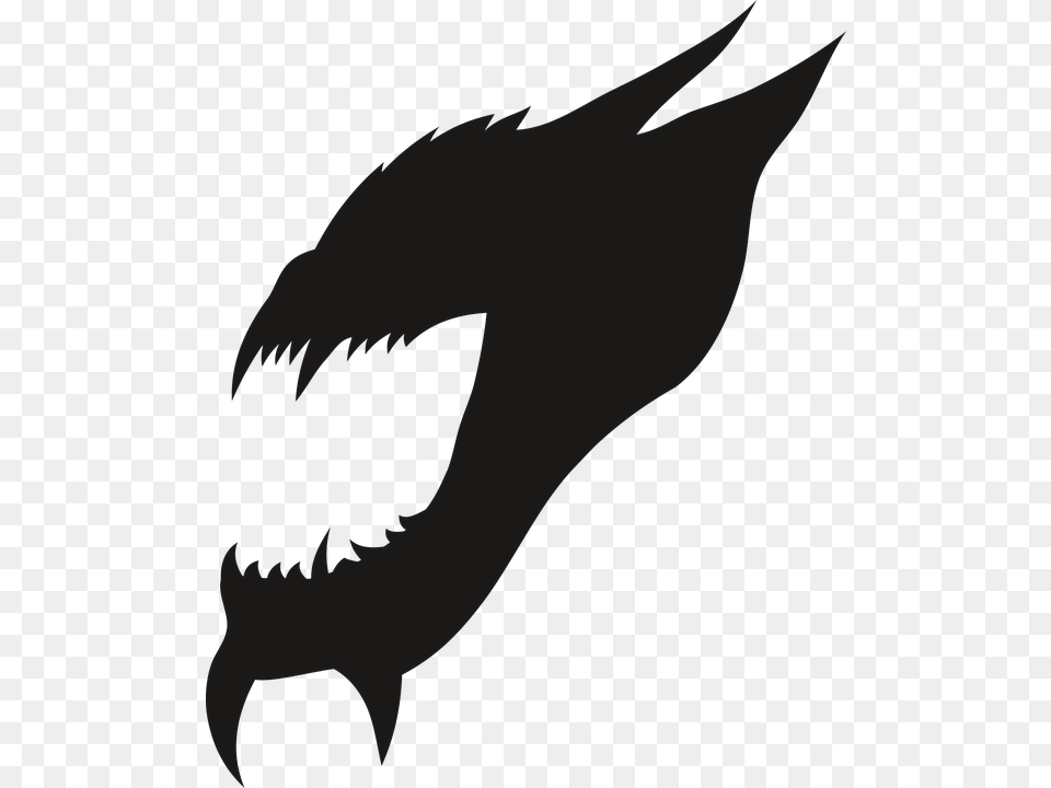 The Head Of The Monster Teeth Horns No Background Portable Network Graphics, Logo, Electronics, Hardware, Animal Free Png