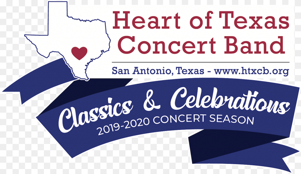 The Heart Of Texas Concert Band Vertical, Advertisement, Logo, Poster, Text Free Png