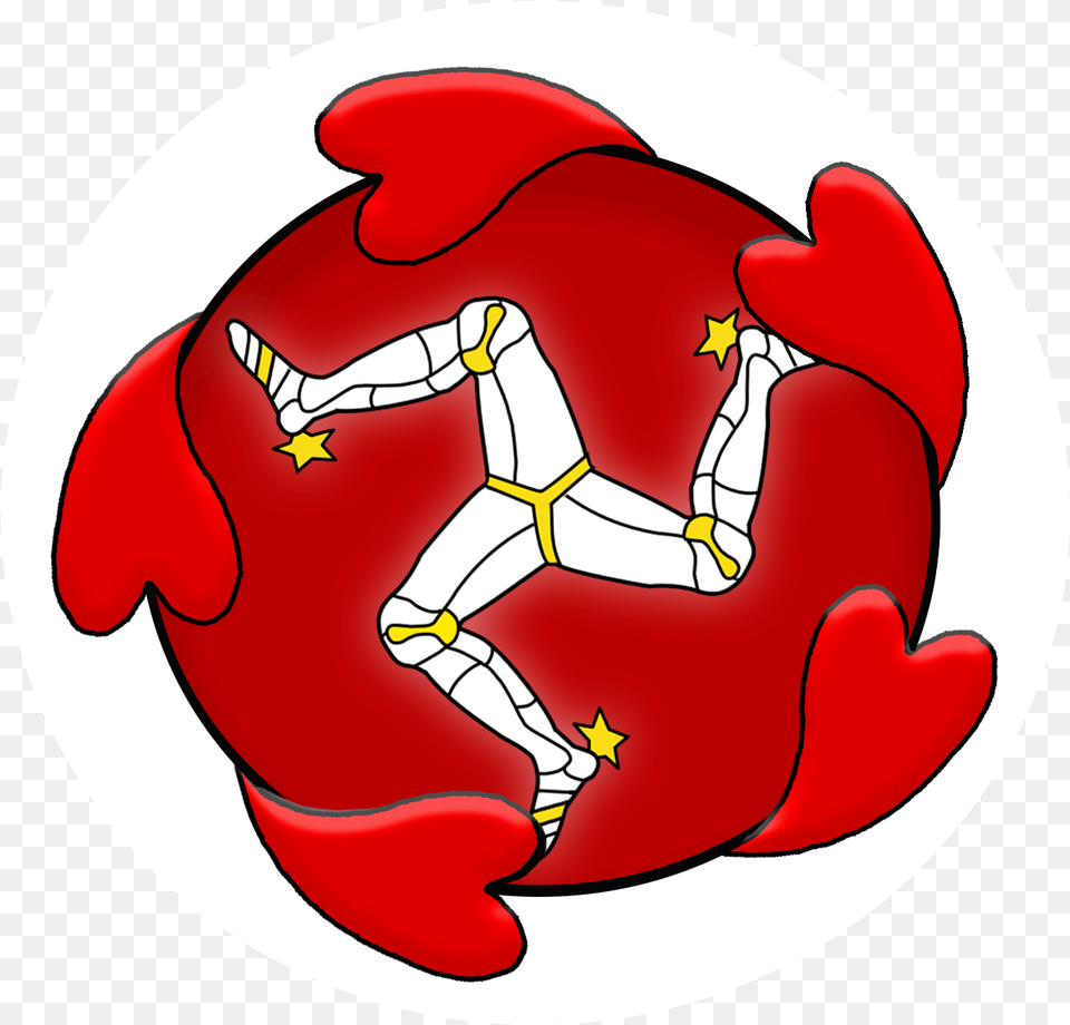 The Heart Support Group Logo Isle Of Man Flag, Ball, Football, Soccer, Soccer Ball Png Image