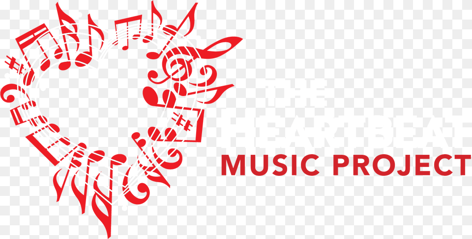 The Heartbeat Music Project Heart Made Of Musical Notes, Art, Graphics, Dynamite, Weapon Free Png Download