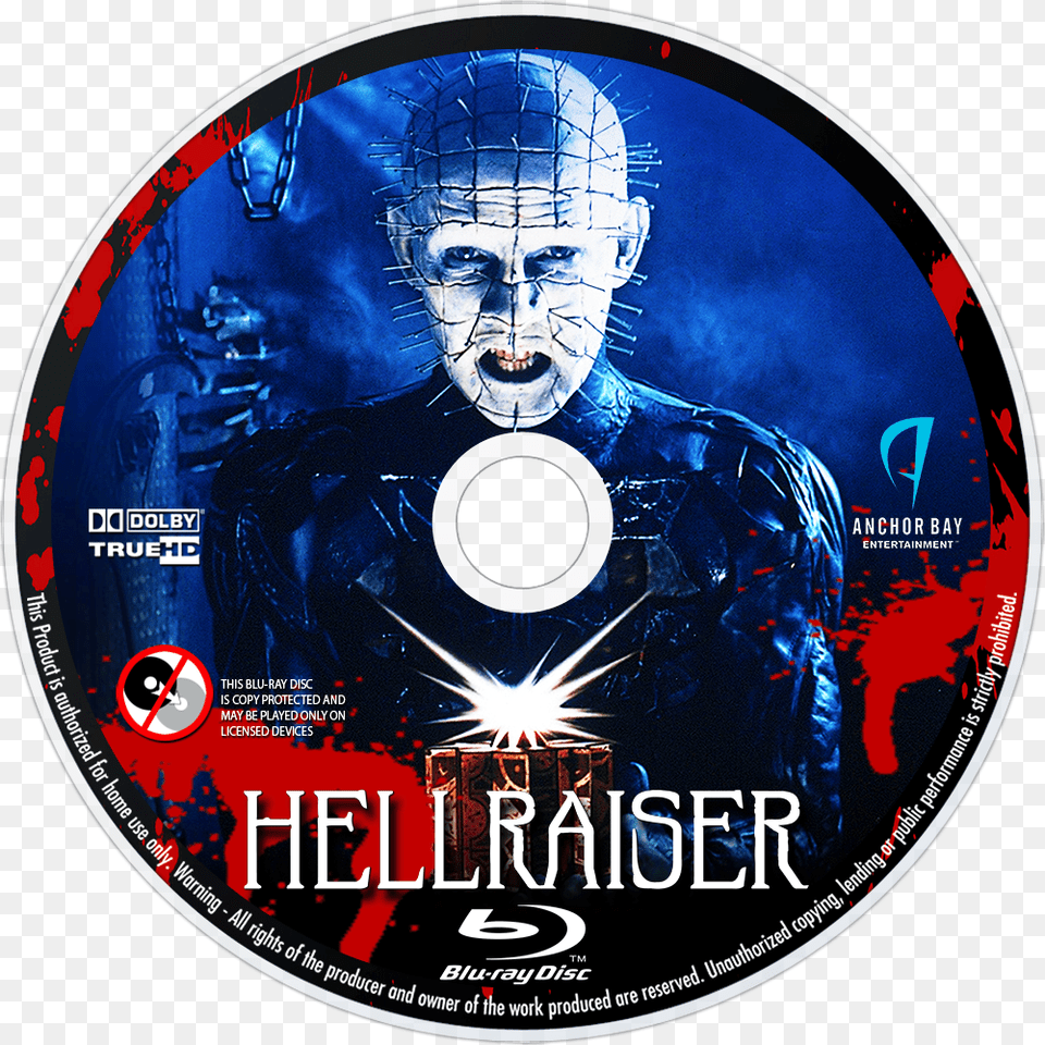 The Hellbound Heart Pinhead Hellraiser Film Clive Barker Hellraiser The Movie, Disk, Dvd, Adult, Male Free Png