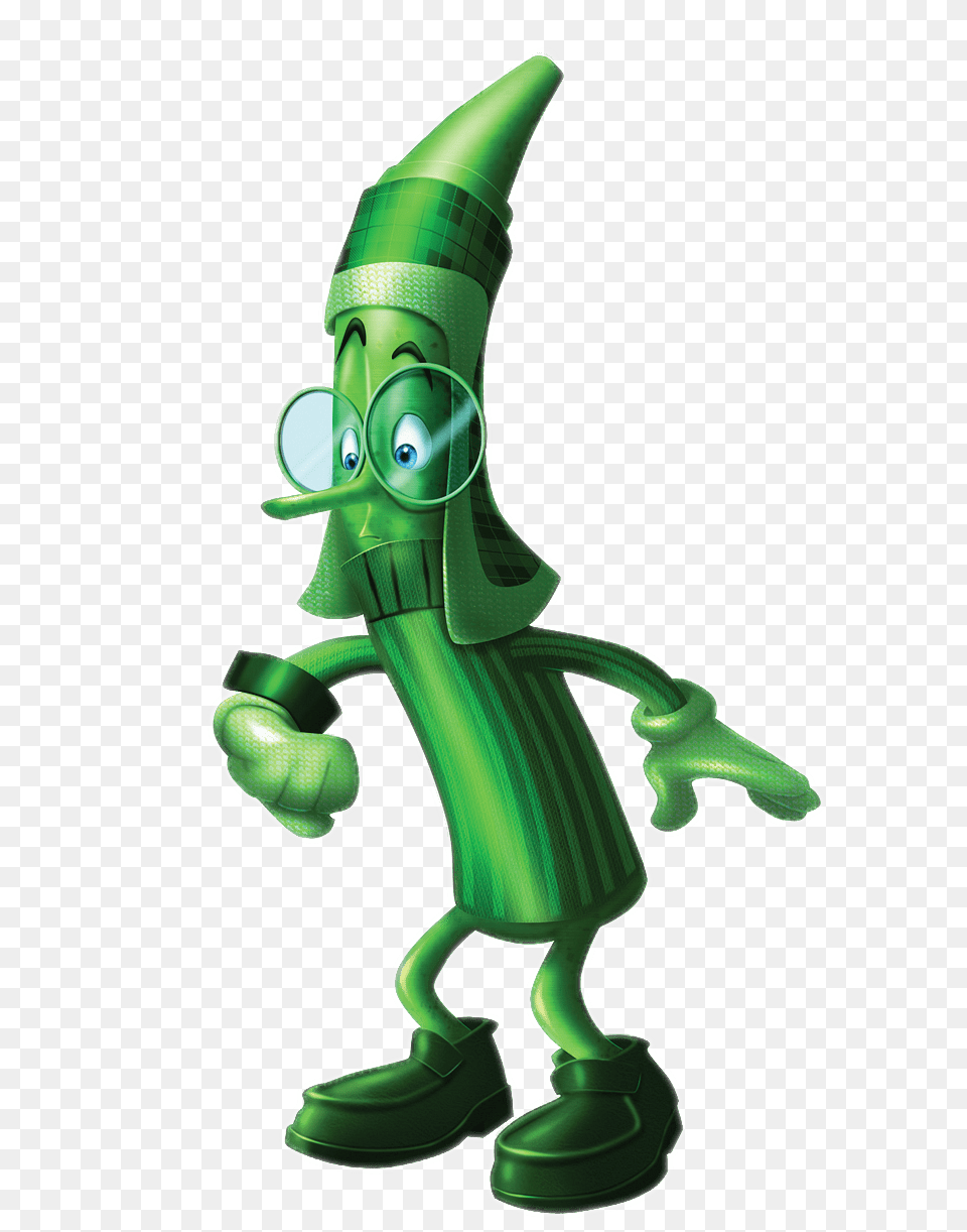 The Hero Of Color City Green Crayon, Alien, Baby, Person Free Png