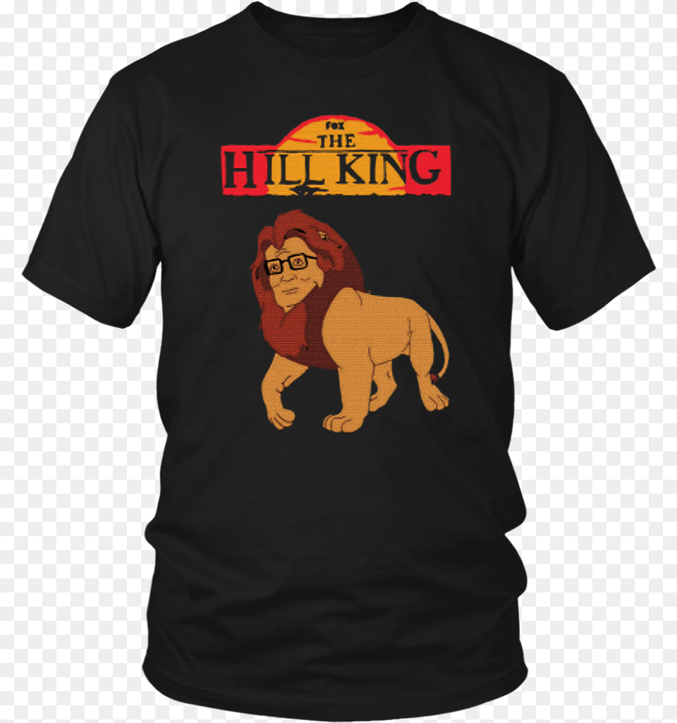 The Hill King Bobby Hill Lion King Style T Shirts Fred Vanvleet T Shirt, Clothing, T-shirt, Animal, Mammal Free Png