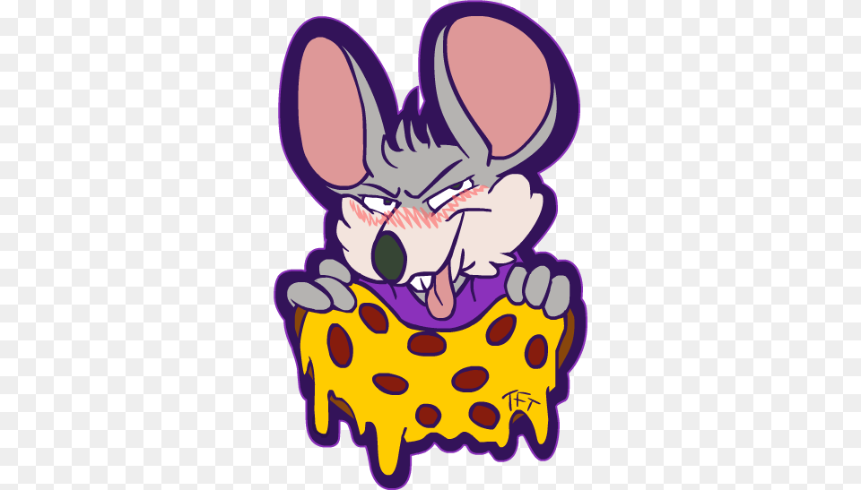 The Hippest Rat Chuck E Cheese, Book, Comics, Publication, Purple Free Png Download