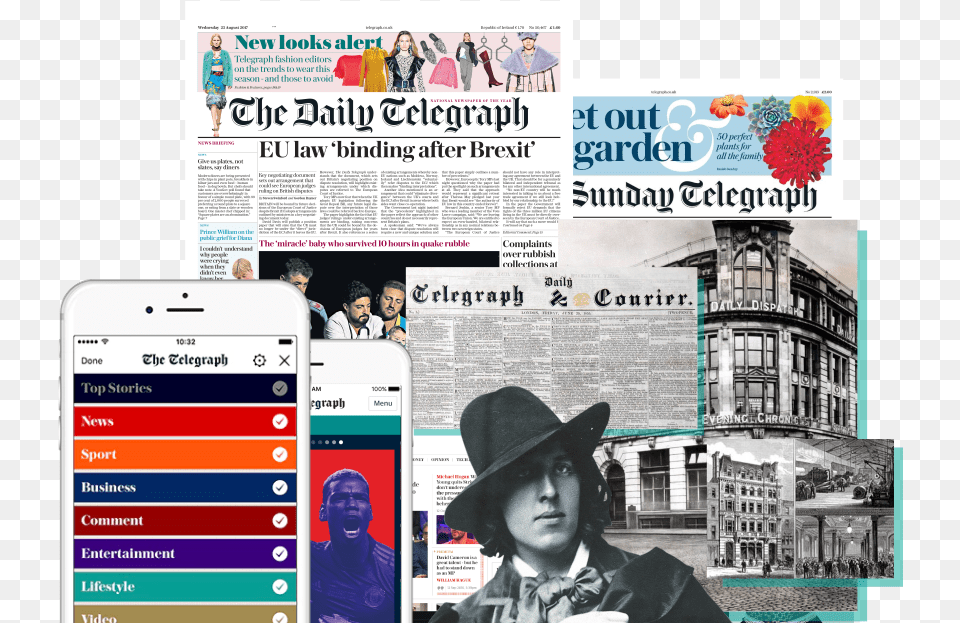 The History Of The The Telegraph Is Rich And Full Of Wilde Years Oscar Wilde And His Times Book, Woman, Male, Person, Female Free Png Download