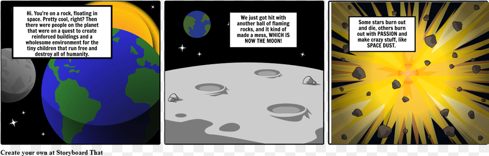 The History Of The World I Guess Destroyed Earth Cartoon, Book, Publication, Astronomy, Outer Space Png Image