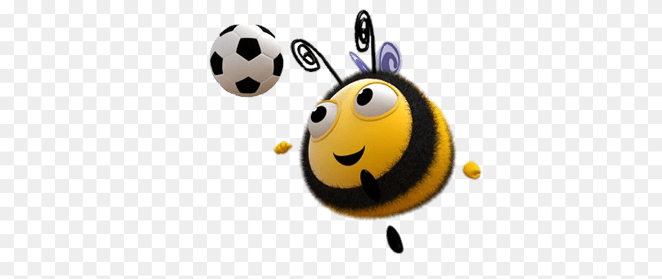 The Hive Buzzbee Playing Football, Sport, Ball, Soccer Ball, Soccer Png Image
