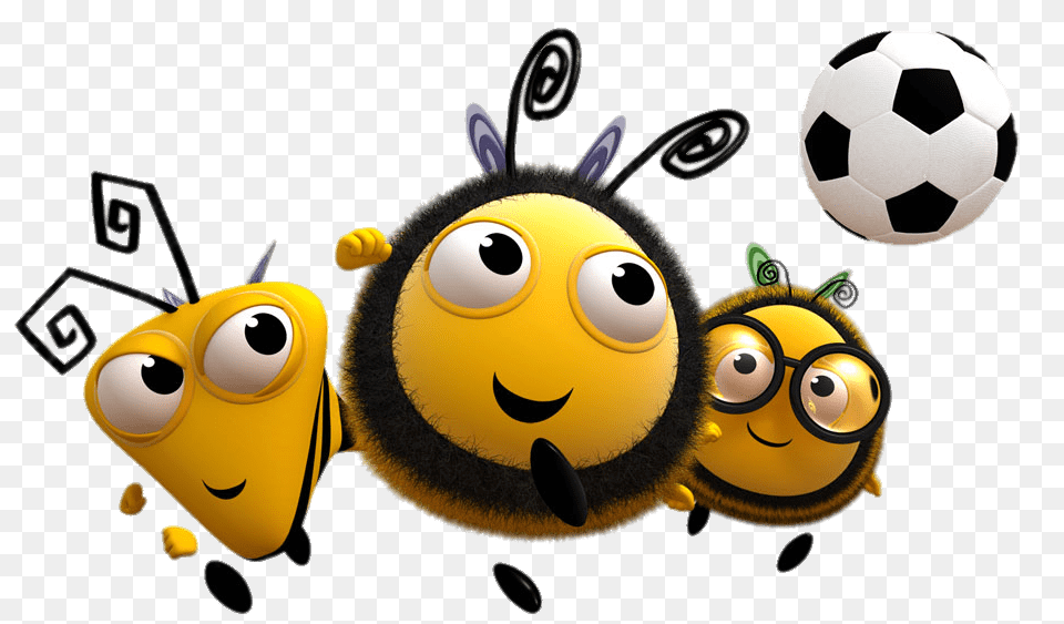 The Hive Characters Playing Football, Ball, Sport, Soccer Ball, Soccer Png