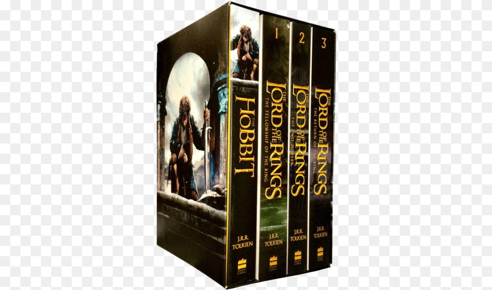 The Hobbit And The Lord Of The Rings Lord Of The Rings Book Set, Publication, Adult, Female, Person Free Png Download