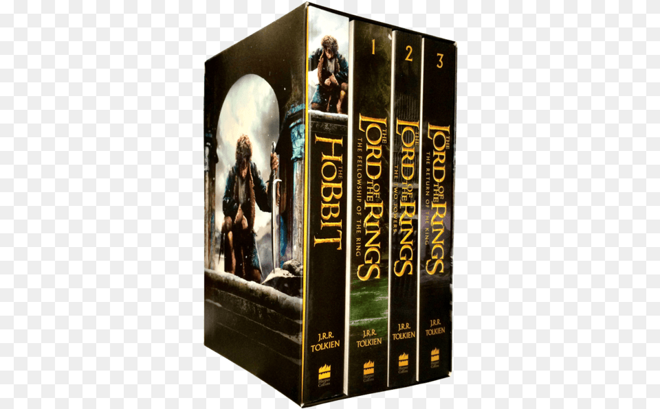 The Hobbit And The Lord Of The Rings Lord Of The Rings Hobbit Book Box Set, Adult, Female, Person, Publication Png Image
