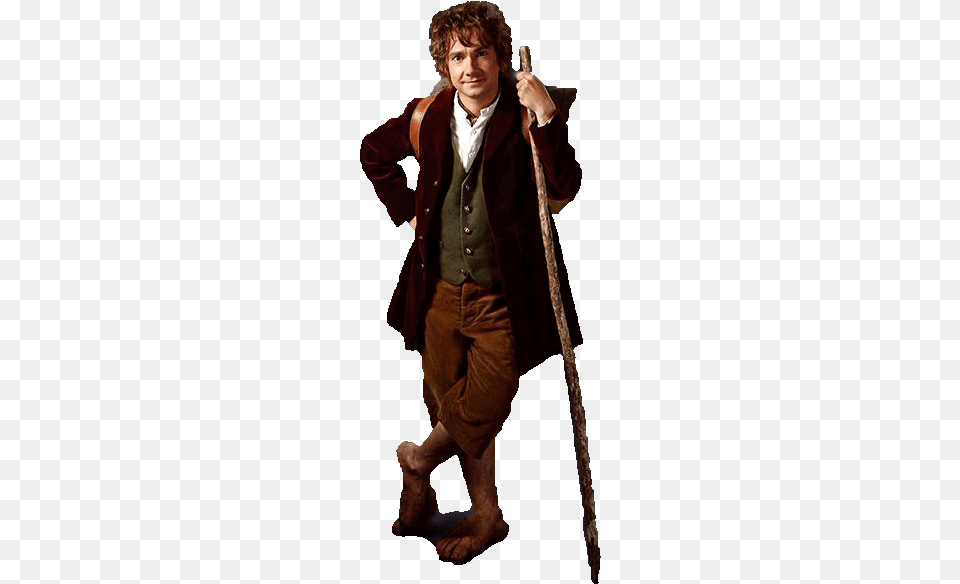 The Hobbit Bilbo Baggins Martin Freeman Copy Advanced Graphics Bilbo Baggins The Hobbit Cardboard, Clothing, Coat, Adult, Male Free Png