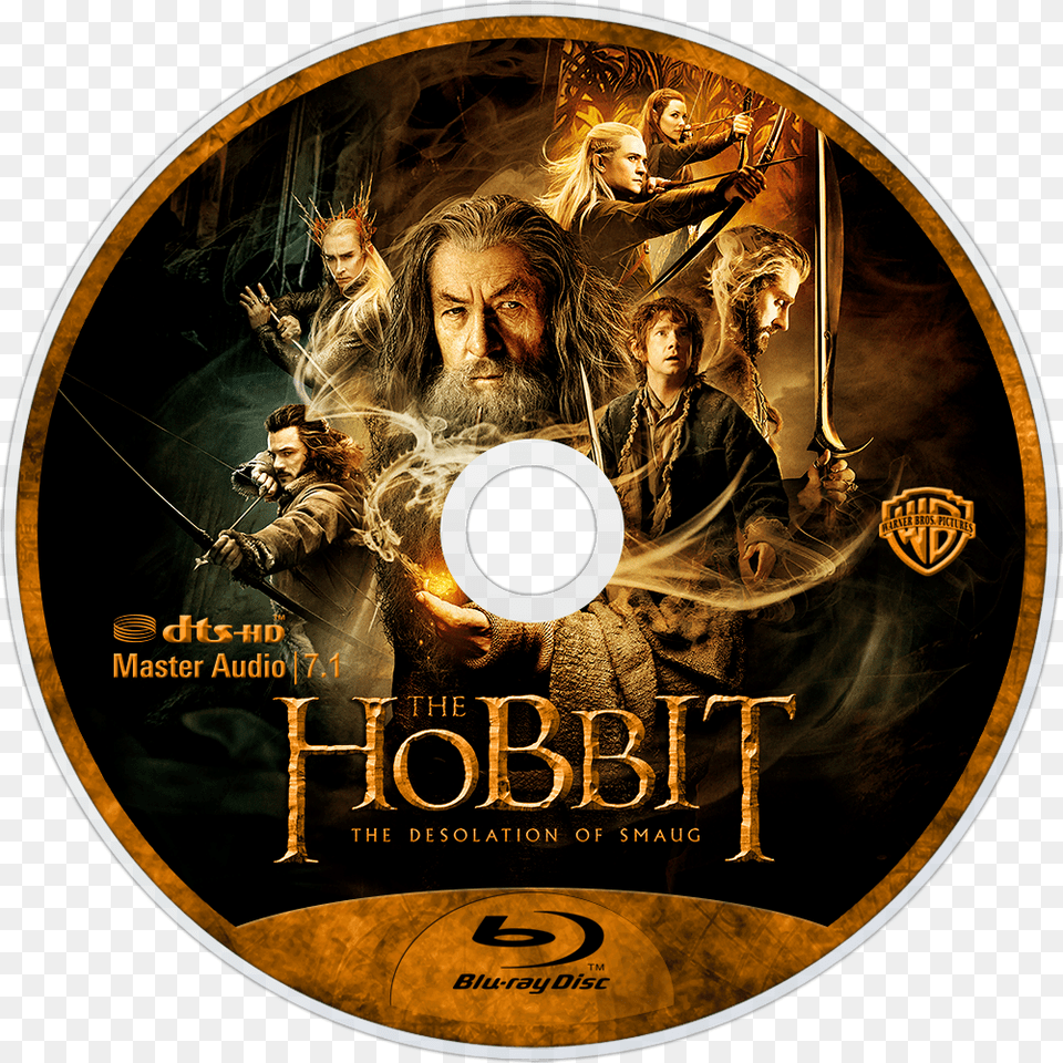 The Hobbit Desolation Of Smaug Blu Ray Asda Cartelera El De Los Anillos, Disk, Dvd, Adult, Person Free Png Download