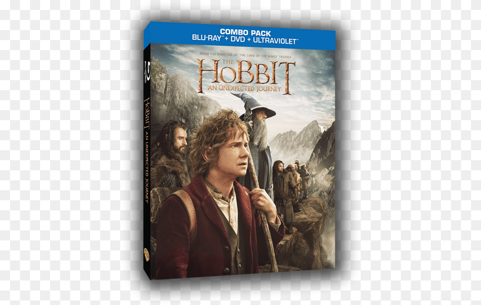 The Hobbit Dvd Cover Hobbit An Unexpected Journey, Adult, Publication, Person, Man Png Image
