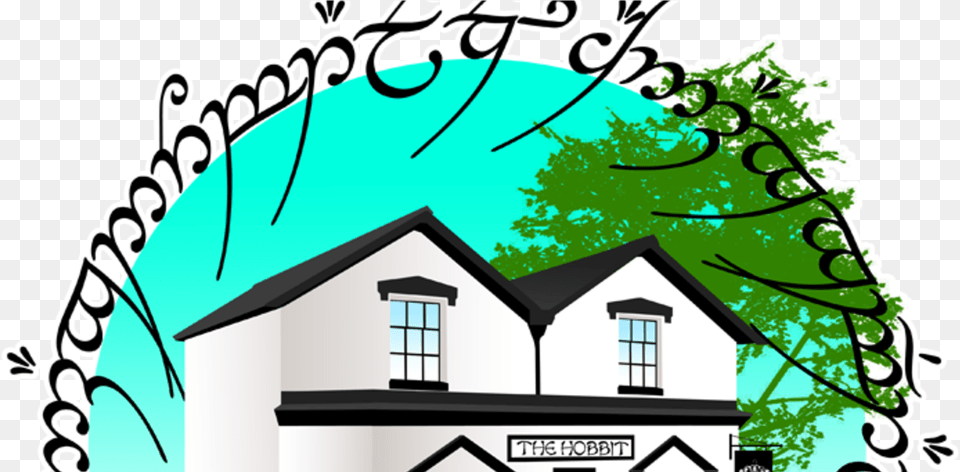 The Hobbit Logo Logo, Neighborhood, Green, Architecture, Housing Free Transparent Png