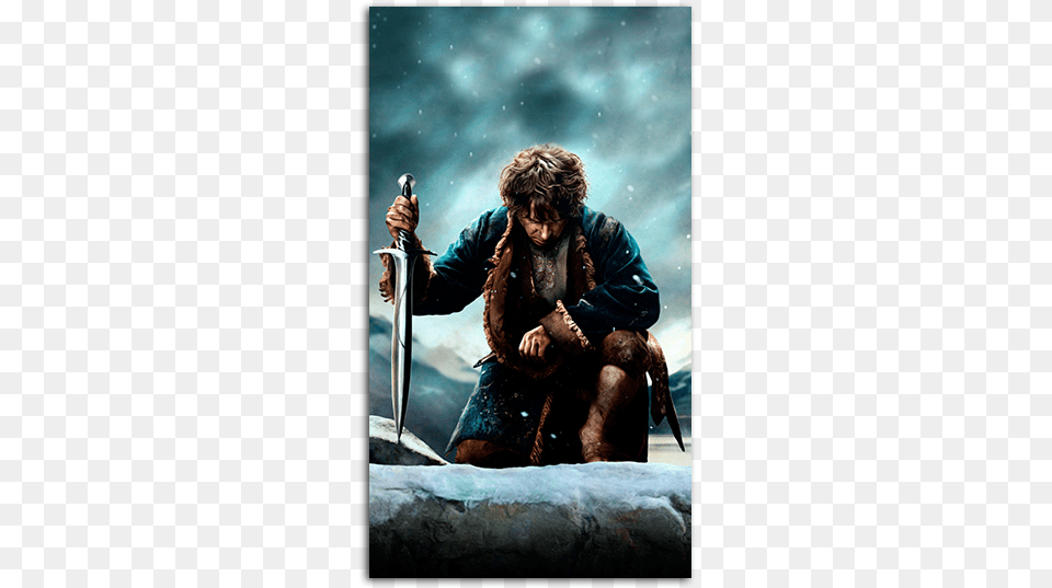 The Hobbit Mobile Wallpaper Hobbit Battle Of The Five Armies One Sheet Magnet, Adult, Male, Man, Person Free Png Download